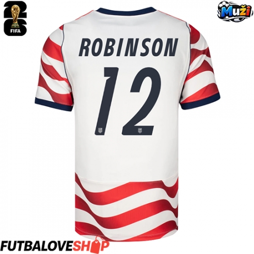 Dres Spojené štáty Miles Robinson #12 Domáci MS 2026 Krátky Rukáv